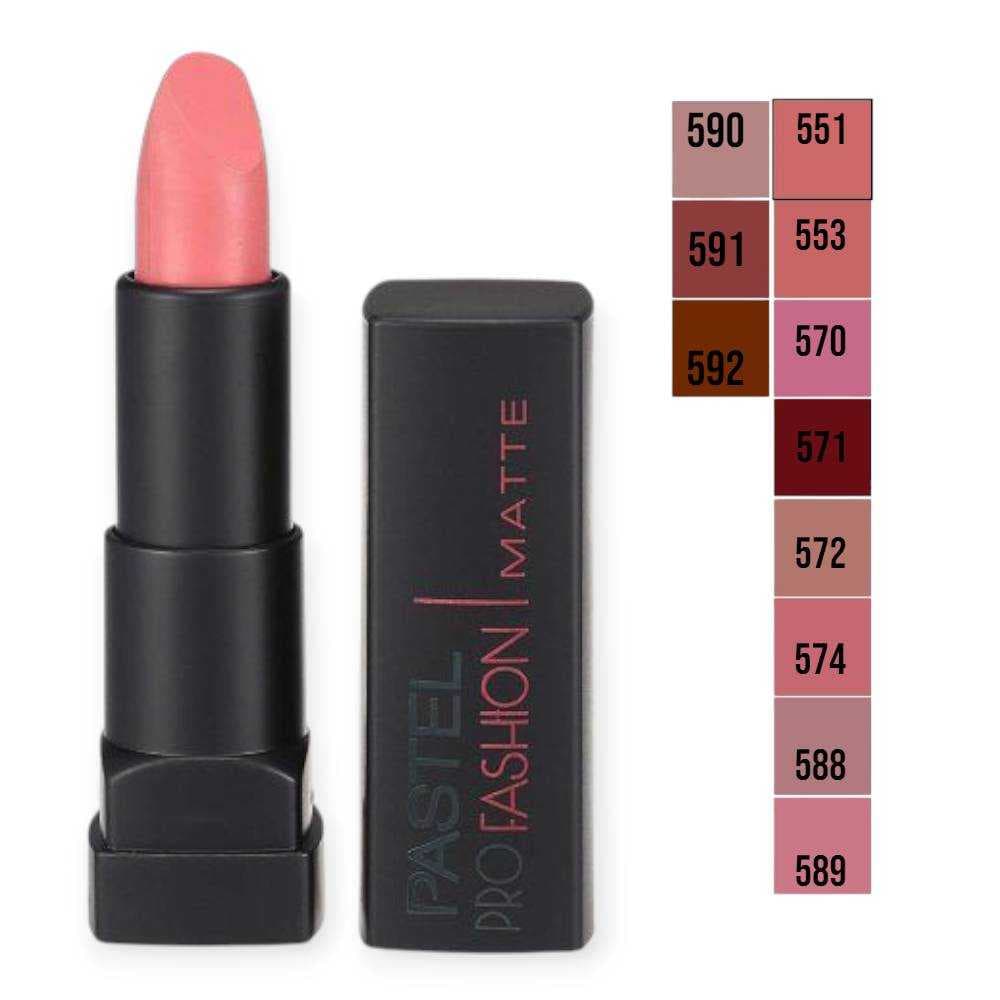 رژلب جامد پروفشن مات پاستلPASTEL مدل Profashion Matte همه شماره ها