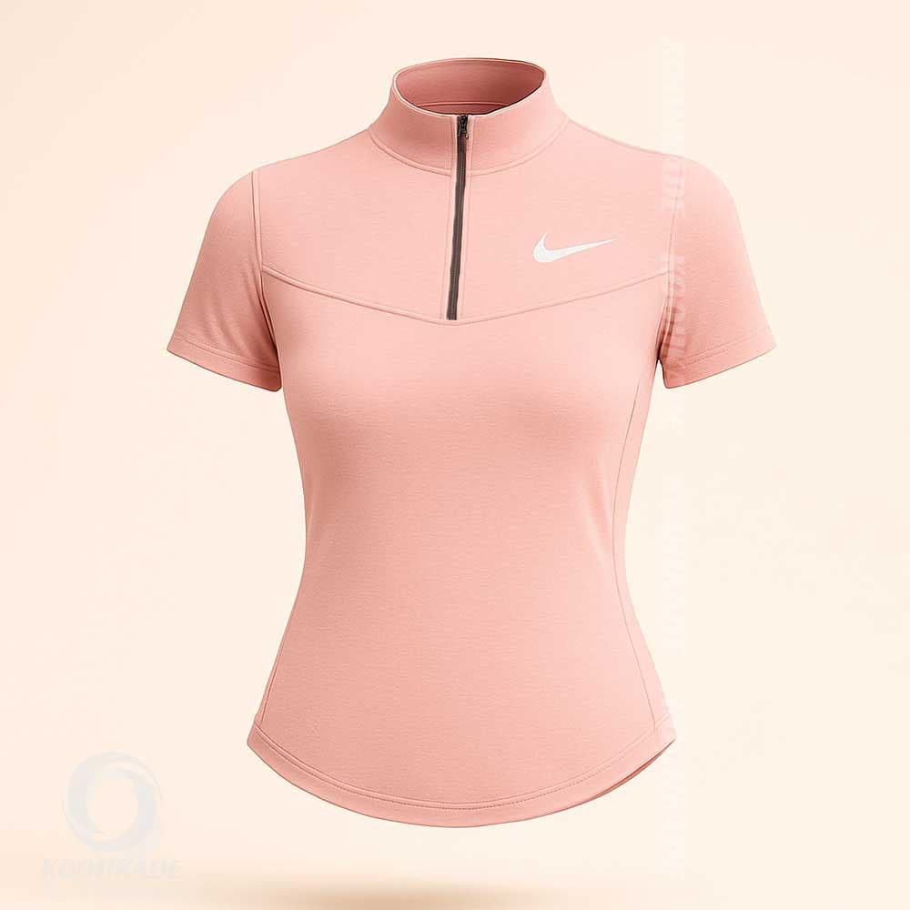 نیم زیپ آستین کوتاه زنانه نایک NIKE-Z439 — تصویر ۶