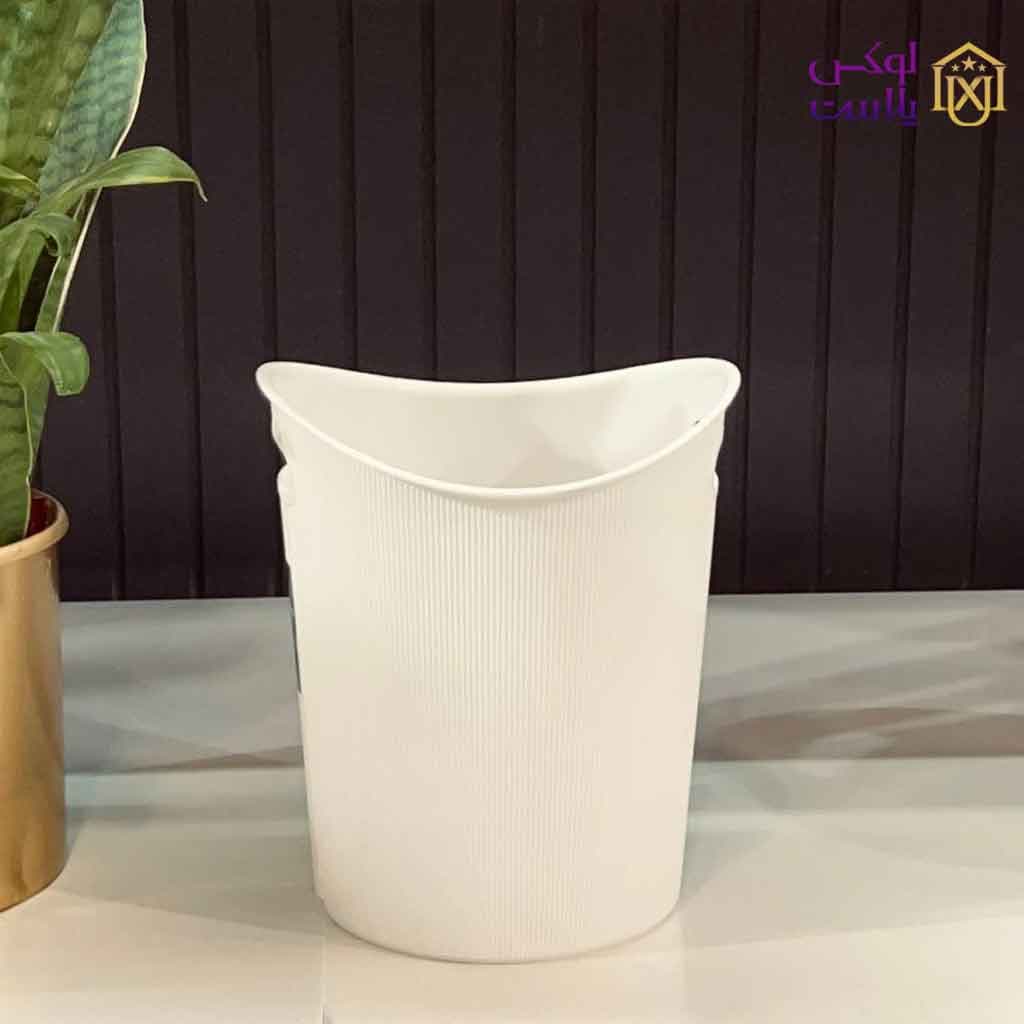 سطل کاغذ شیاردار لیمون سایز کوچک کد 1410