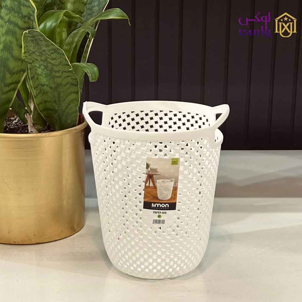 سطل کاغذ طرح بافت لیمون 2144
