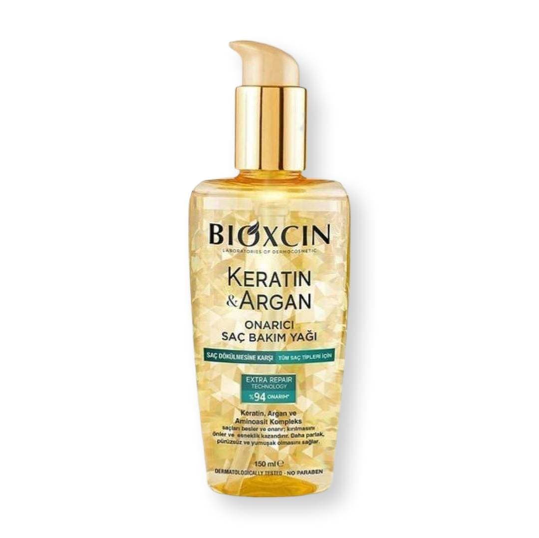 روغن کراتین و آرگان بیوکسینBIOXCIN مدل Keratin & Argan حجم 150 میل