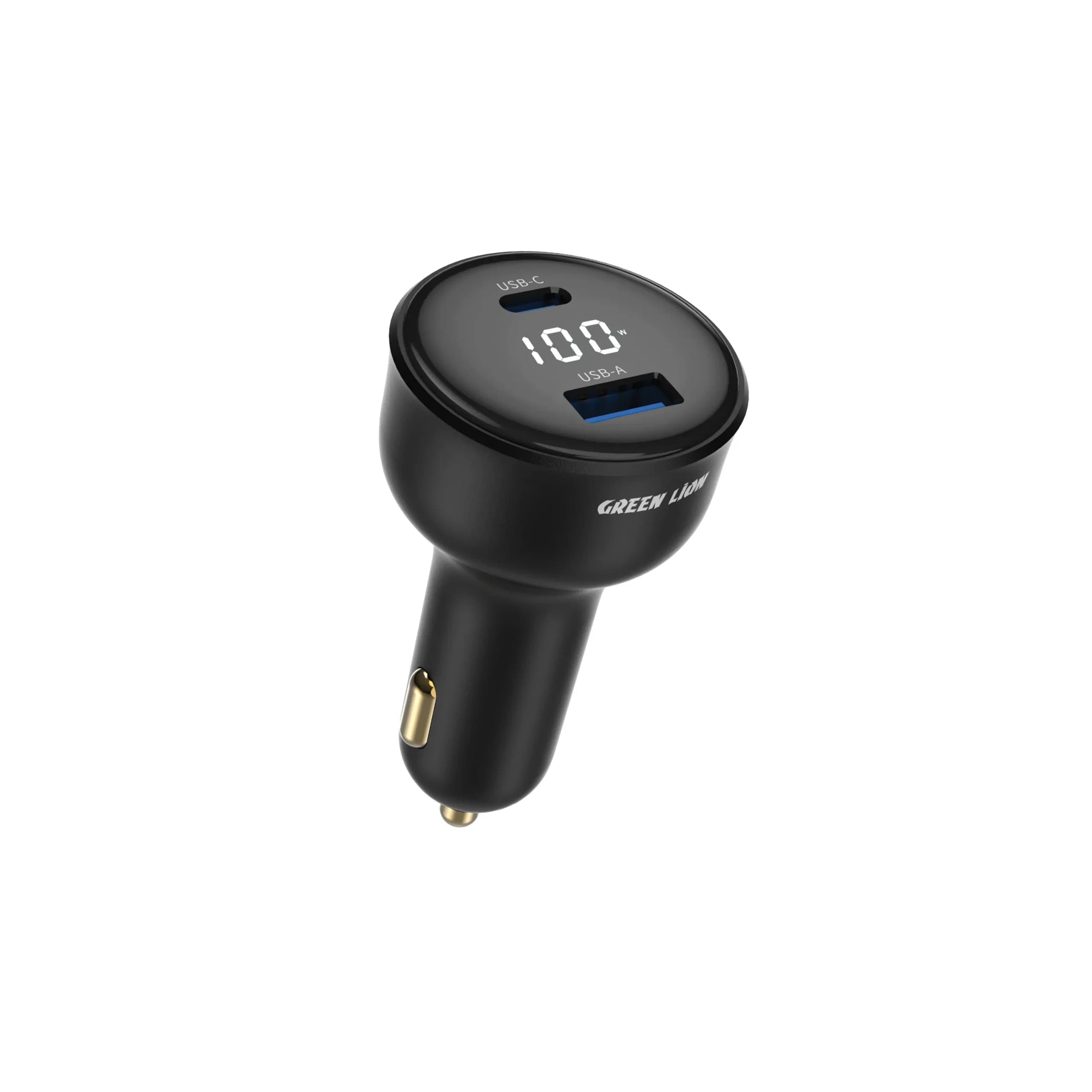 شارژر فندکی دو پورت DRIVE VOLT مدل 100W گرین لاین