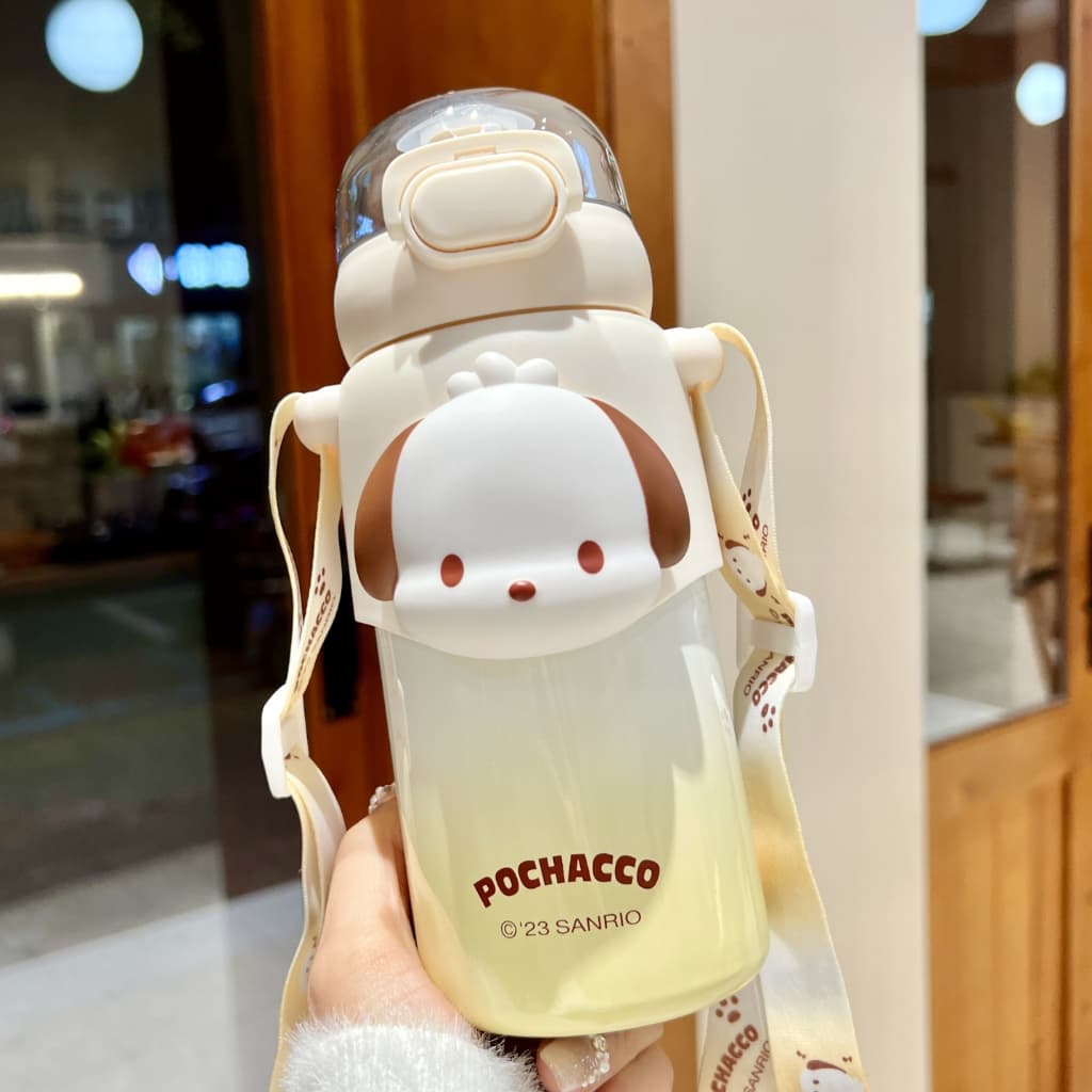 قمقمه فلاسک استیل اورجینال پوچاکو POCHACCOبا بند دوشی با کیفیت — تصویر ۳