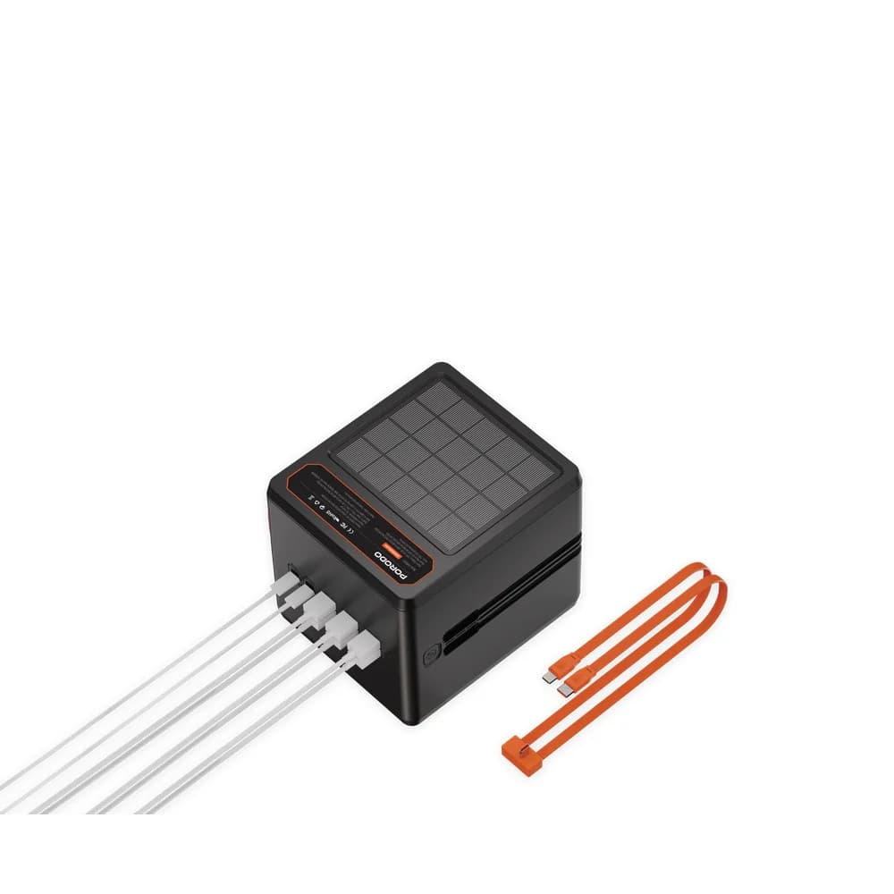 پاوربانک خورشیدی پرودو مدل LAROS (ظرفیت 200000mAh و فست شارژ) — تصویر ۴