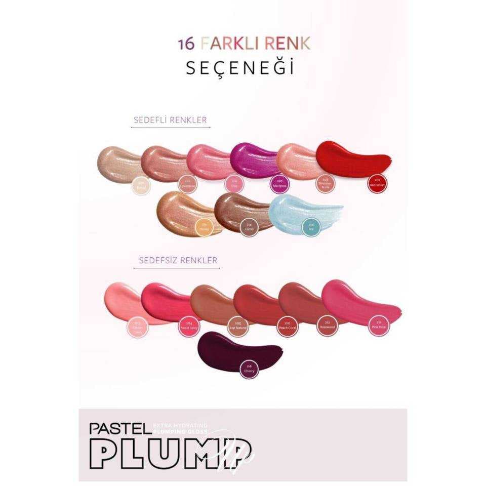 حجم دهنده لب پلامپ پاستلPASTEL مدل Plump همه شماره ها — تصویر ۴