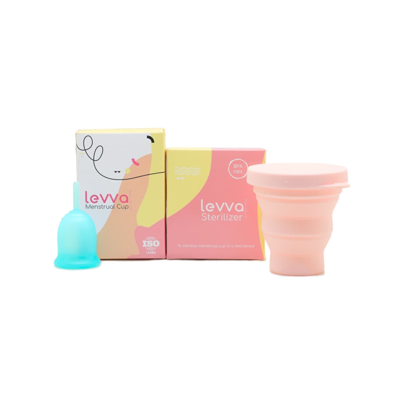 کاپ قاعدگی لیوا فارما سایز کوچک به همراه لیوان کاپ قاعدگی لیوا فارما مدل Mate02 — تصویر ۹