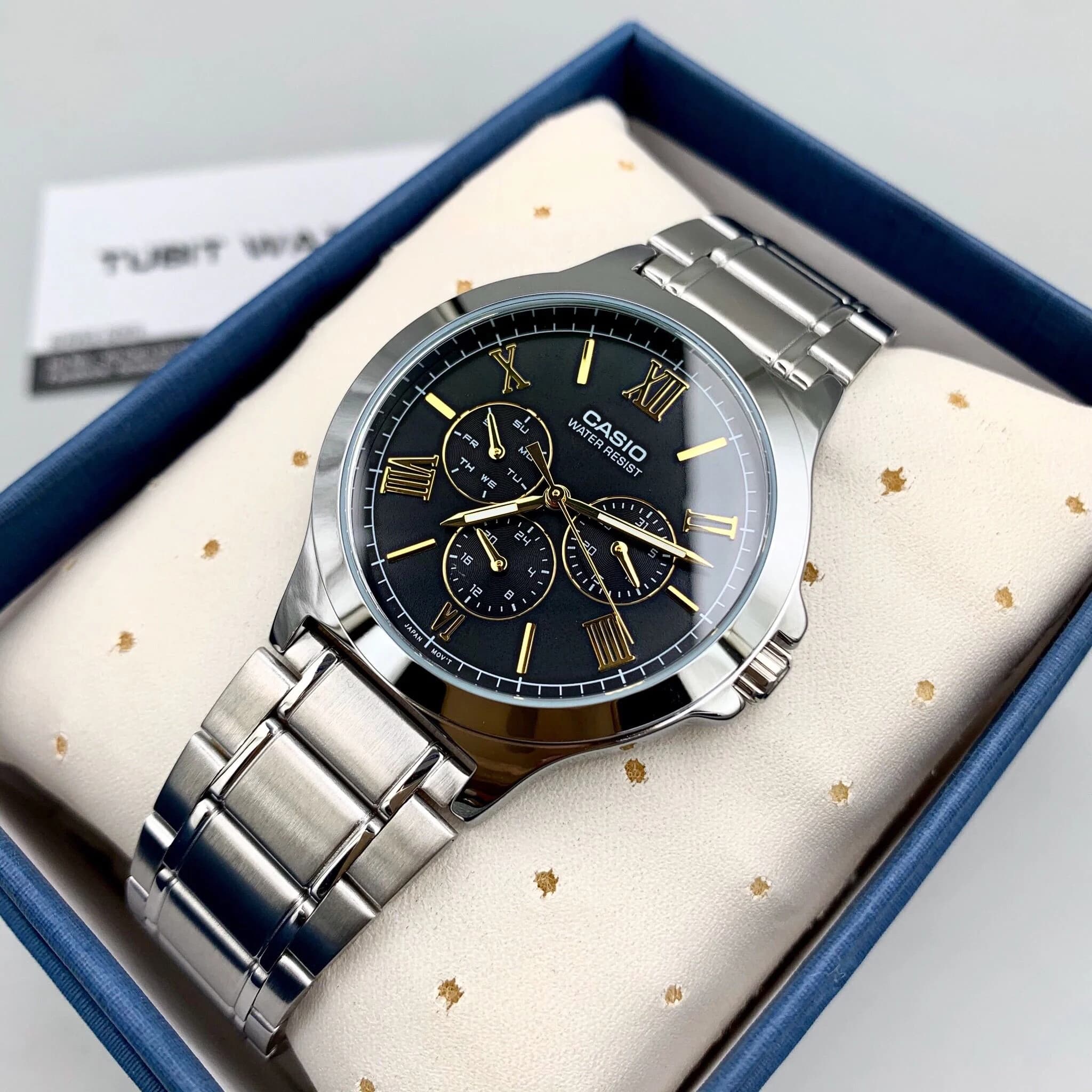 ساعت مردانه کاسیو مدل Casio MTP-V300D-1A2 — تصویر ۳