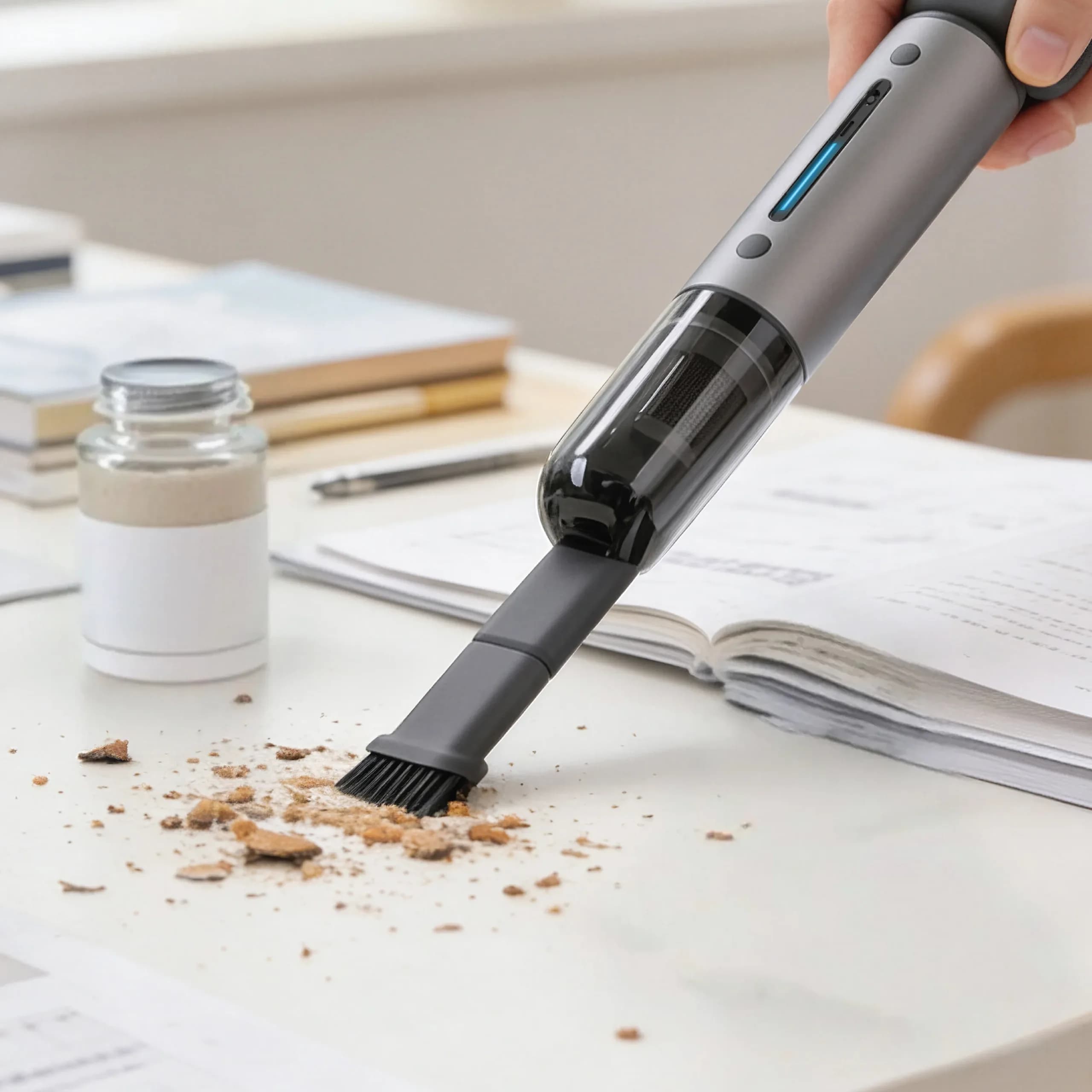 جارو و دمنده شارژی قابل حمل مدل Vac Max GB-326X گرین لاین — تصویر ۴