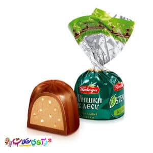 شکلات ترافل پوبدا سبز با شکر (500 گرم) Pobeda