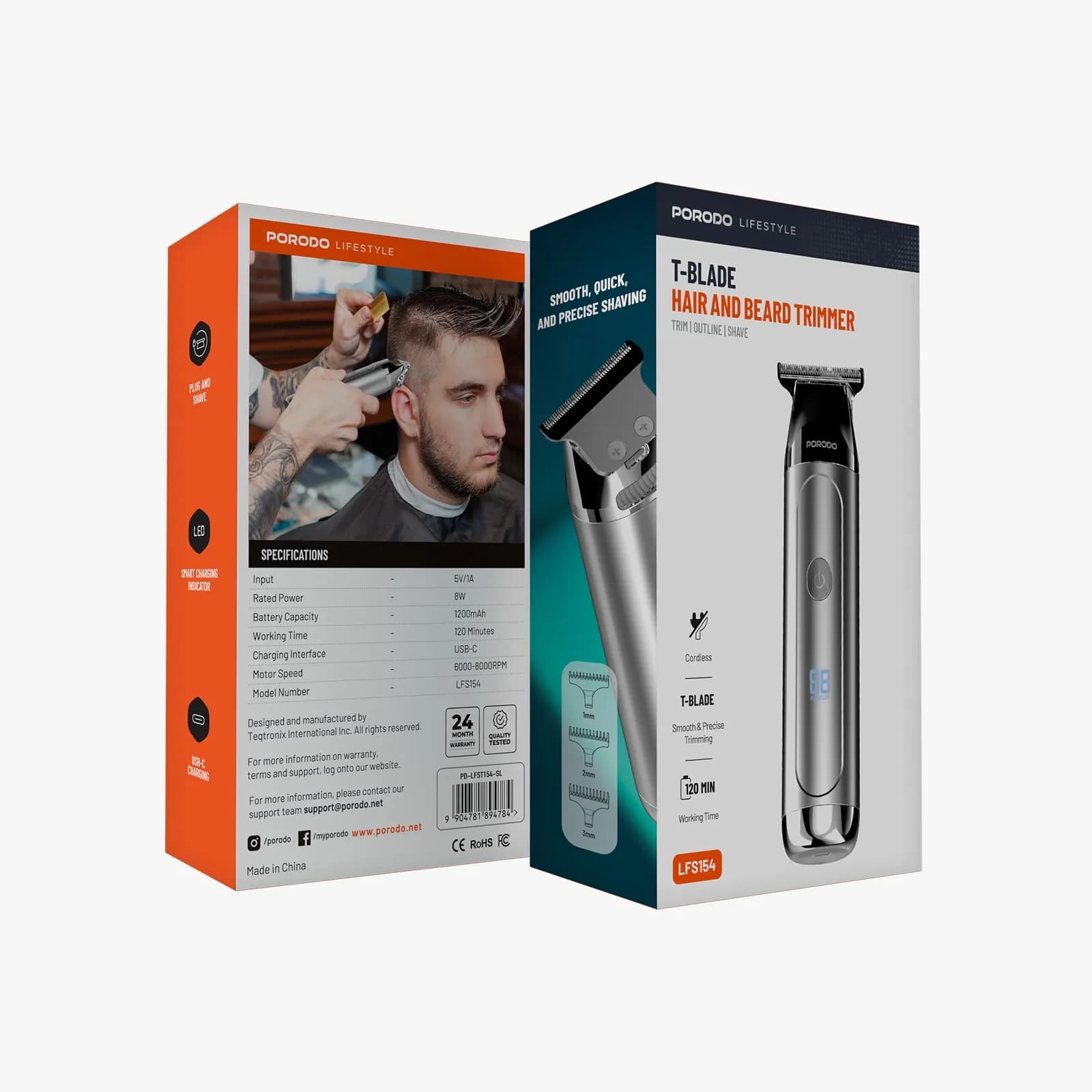 ماشین اصلاح سر و صورت پرودو مدل T-Blade Trimmer — تصویر ۴