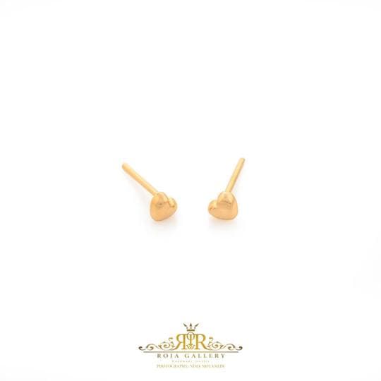 گوشواره میخی قلب – کد E-77532