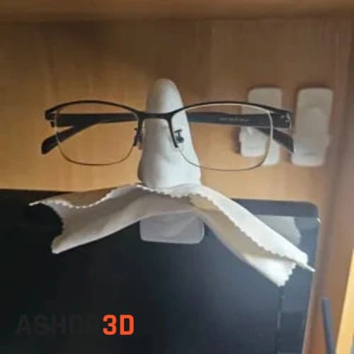 جاعینکی رومیزی دکوری | پایه نگهدارنده عینک Ashor3D — تصویر ۴