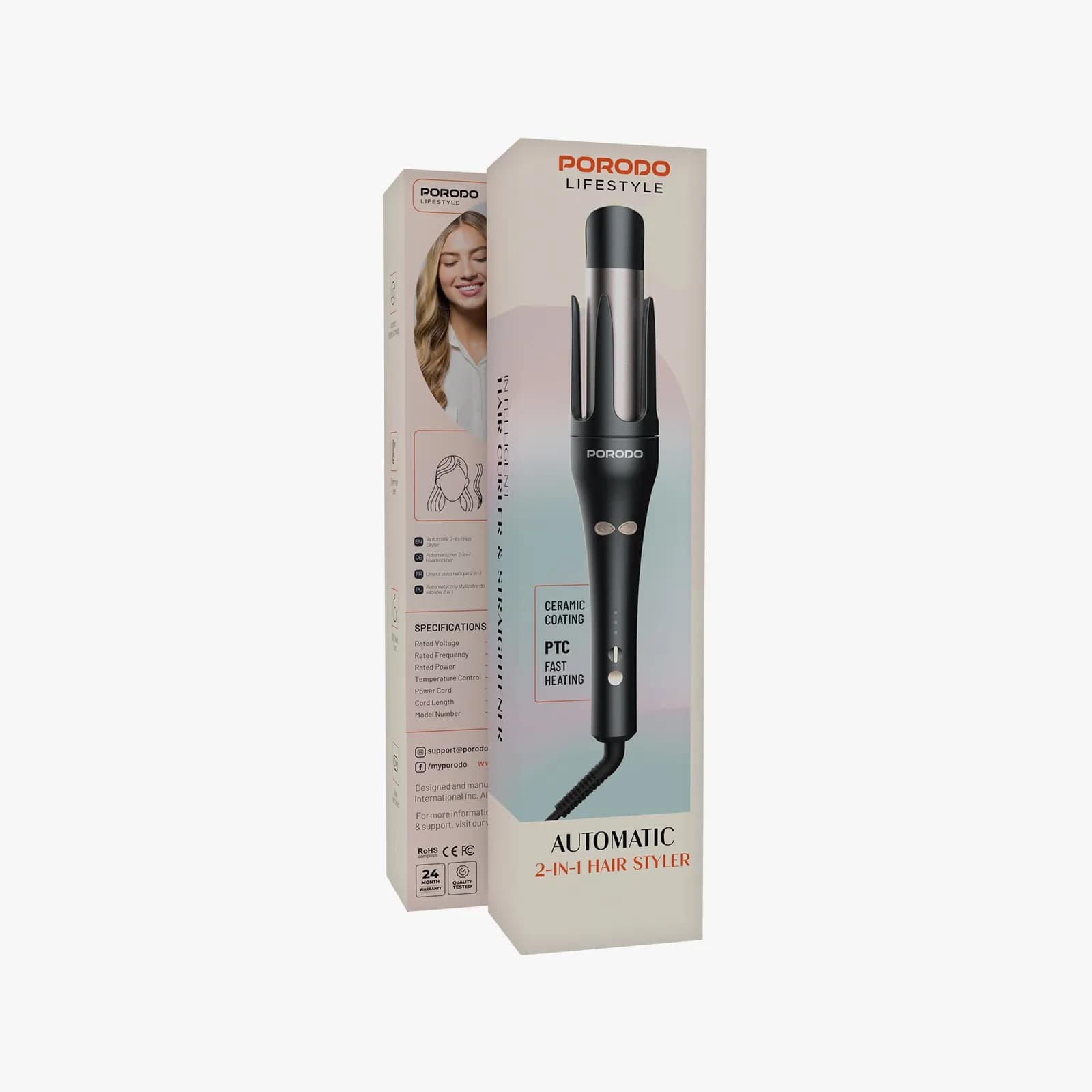 حالت دهنده مو دو در یک پرودو مدل Automatic 2 IN 1 Hair Styler — تصویر ۳