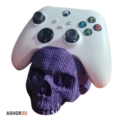 استند نگهدارنده دسته Xbox طرح جمجمه بافت‌دار — تصویر ۲