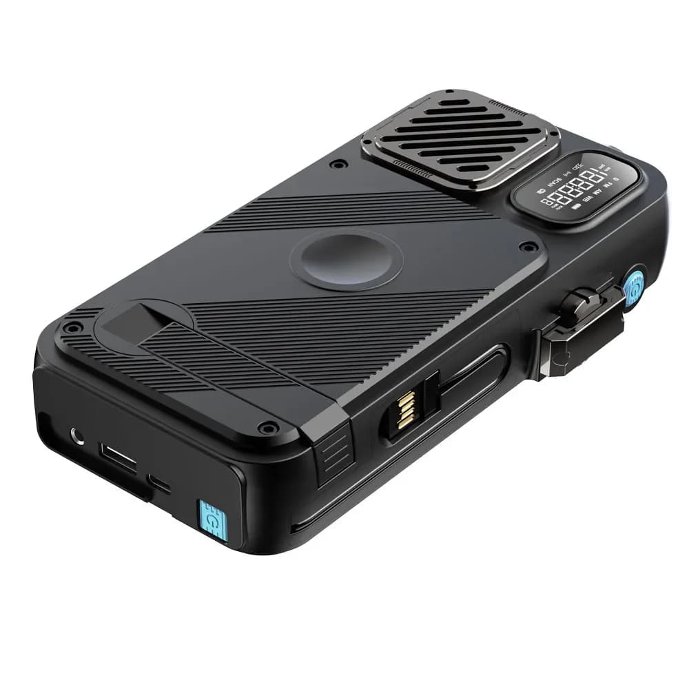 پاوربانک خورشیدی چندکاره پاورولوژی 16000mAh مدل Solar Radio Speaker — تصویر ۶