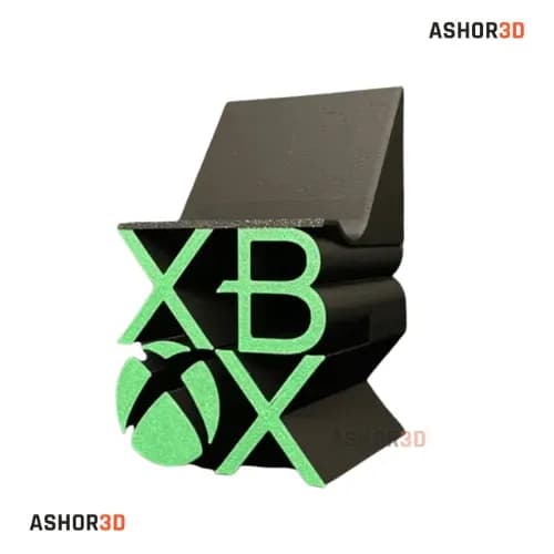 استند نگهدارنده دسته Xbox طرح لوگو Xbox – پایه پرینت شده PLA — تصویر ۲