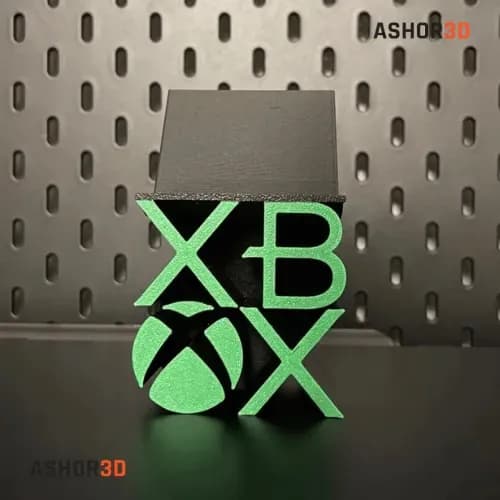 استند نگهدارنده دسته Xbox طرح لوگو Xbox – پایه پرینت شده PLA — تصویر ۳