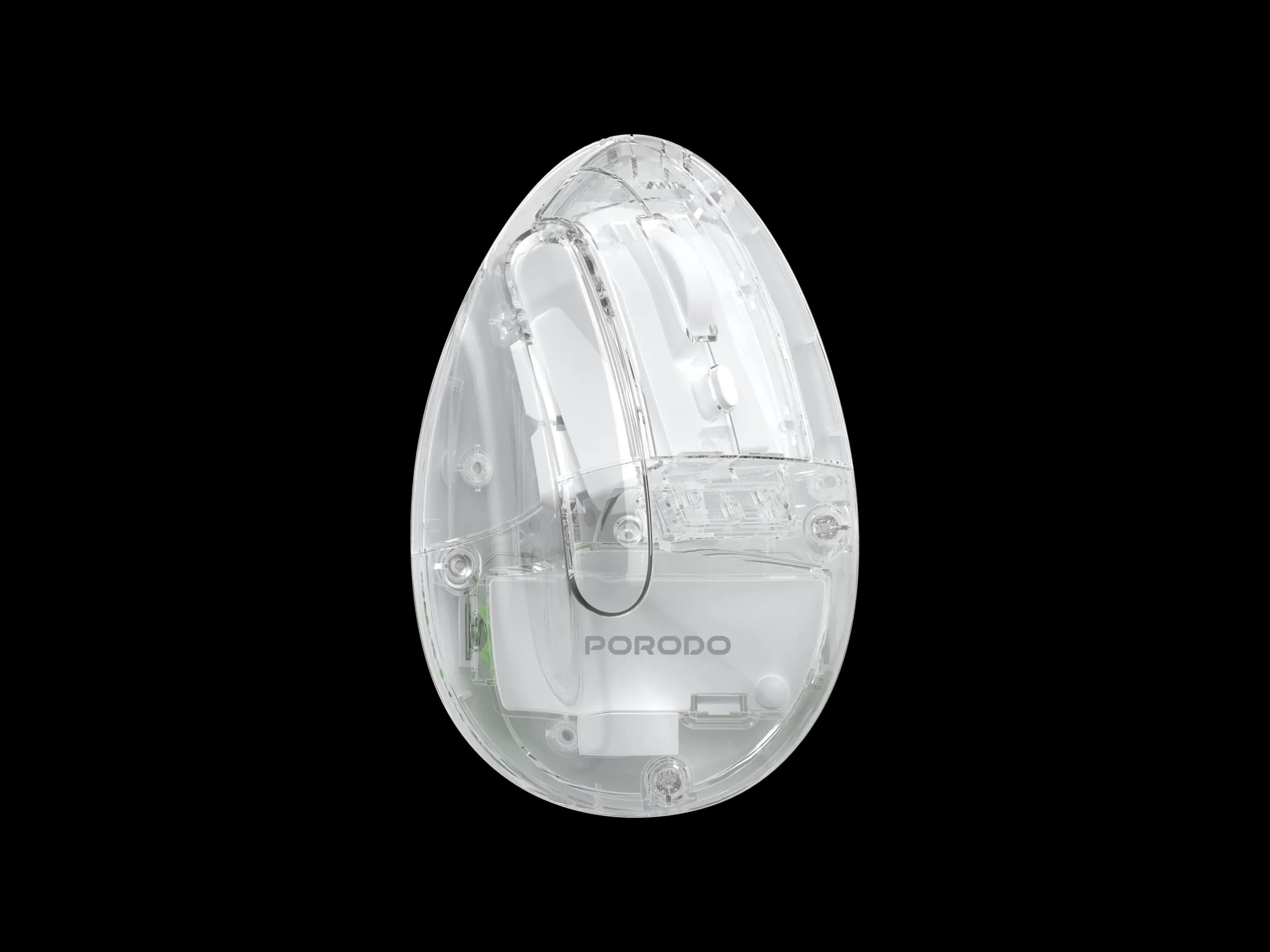 ماوس بی سیم عمودی مدل Crystal Shell پرودو