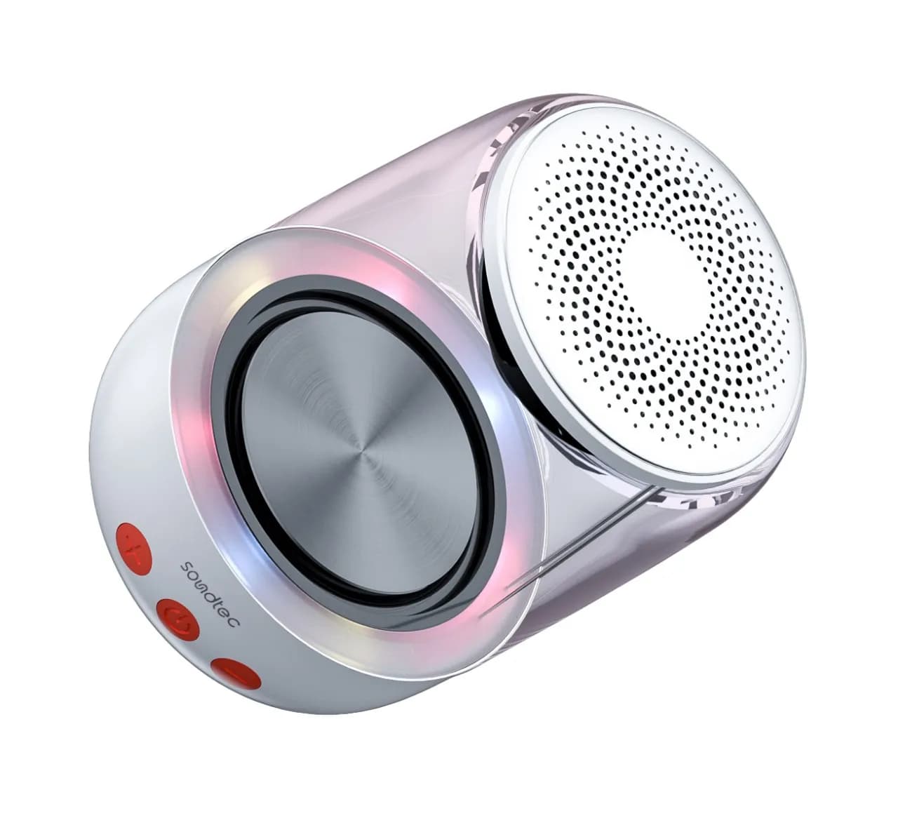 اسپیکر بلوتوثی قابل حمل پرودو مدل Soundtec Crystal-Glow Mini — تصویر ۳