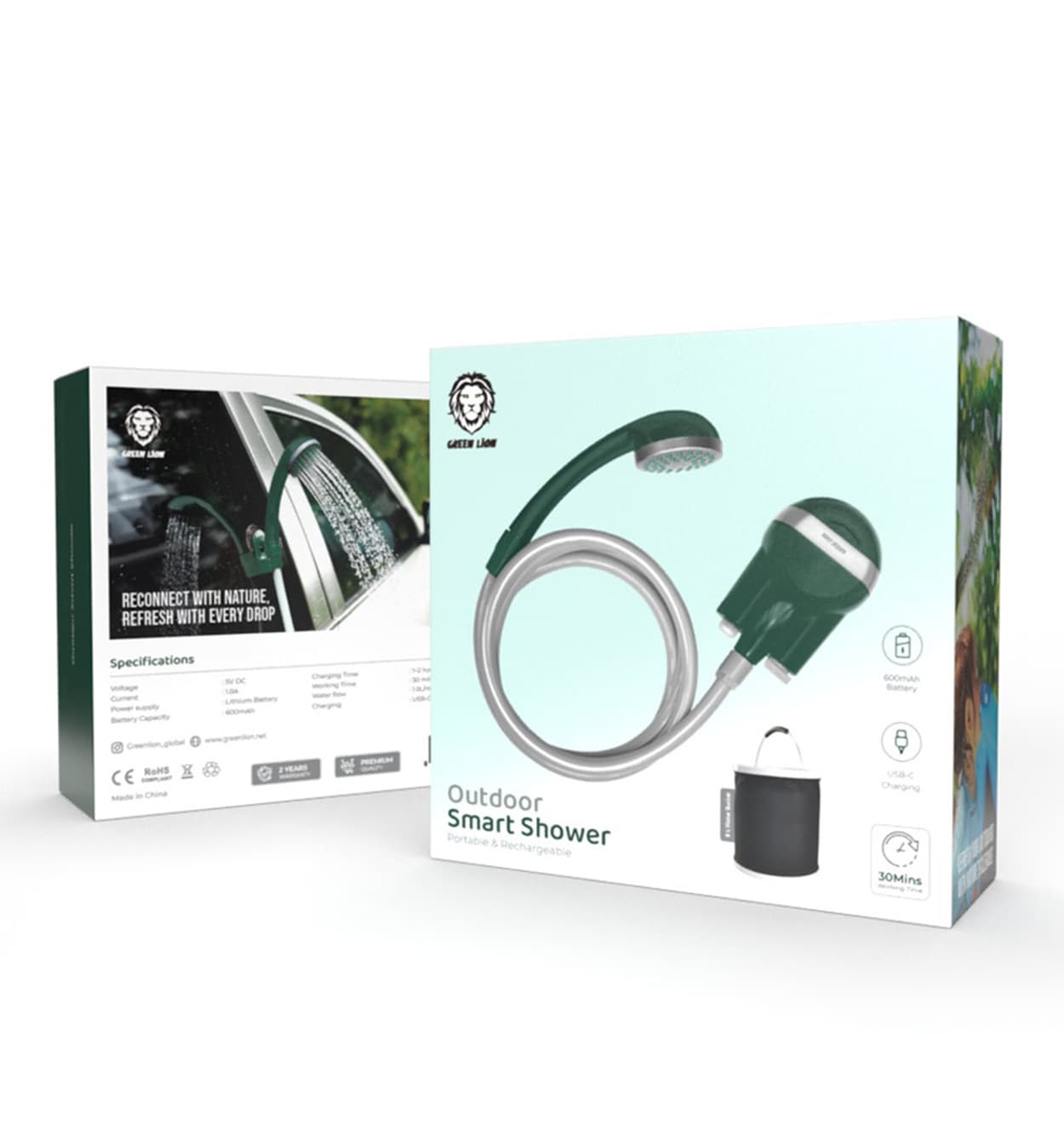 دوش هوشمند فضای باز گرین لاین Green Lion Outdoor Smart Shower کد 46862 — تصویر ۶