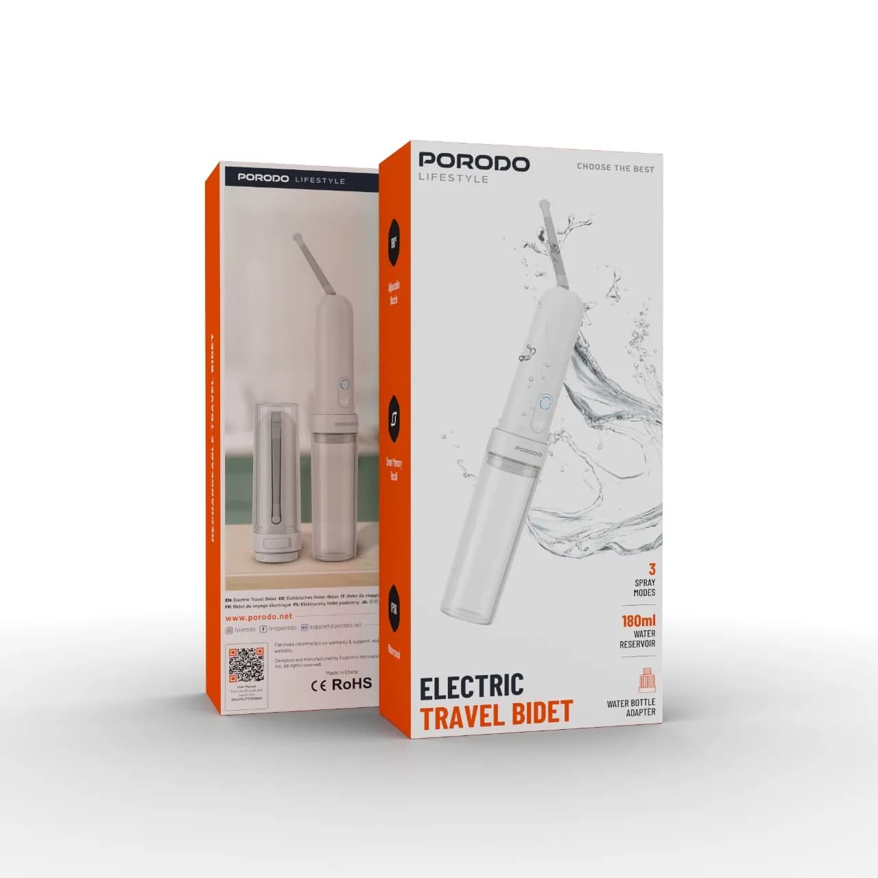 بیده مسافرتی شارژی پرودو مدل Travel Bidet — تصویر ۴