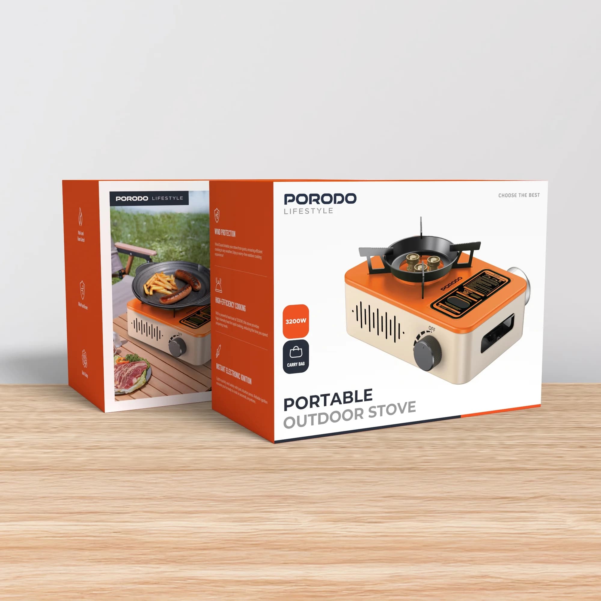 اجاق گاز مسافرتی پرودو مدل Portable Outdoor Stove — تصویر ۴