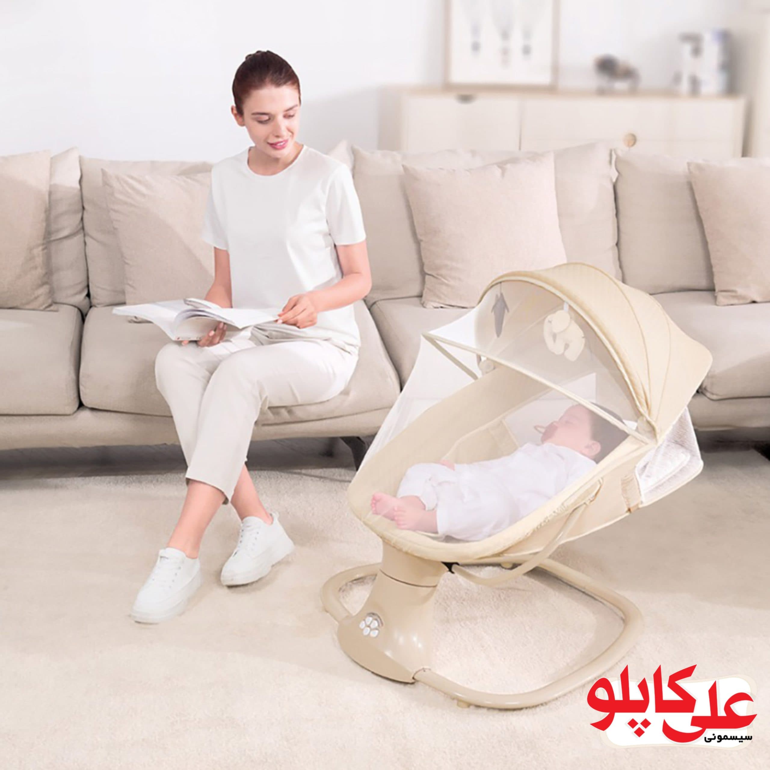 گهواره/تاب برقی کول بیبی مدل‬ ‫Coolbaby 3in1‬