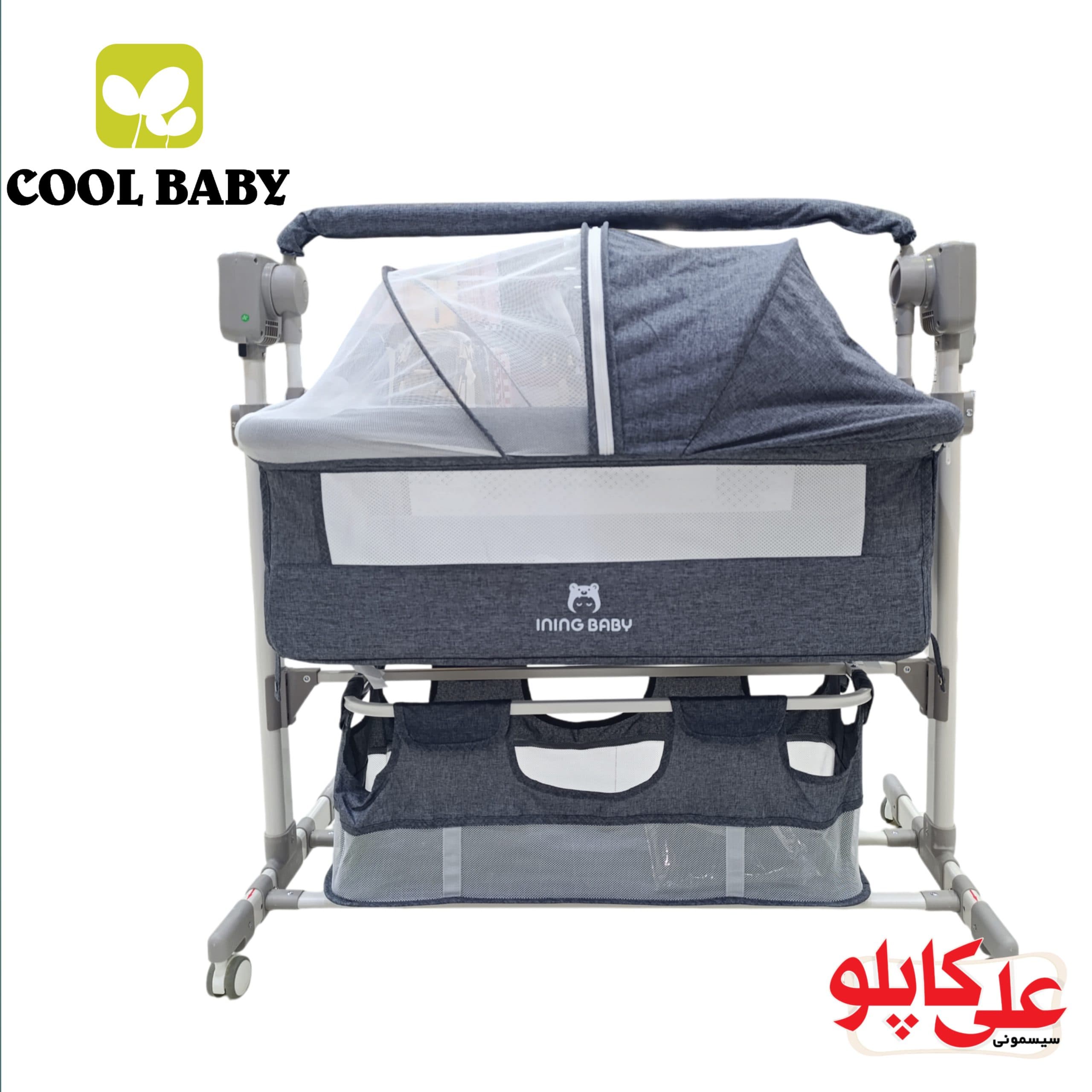 تخت کنار مادر برقی/ گهواره نوزاد مدل BJJ601