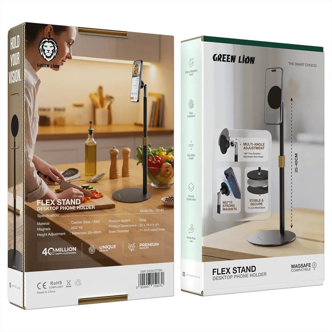 پایه نگهدارنده موبایل رومیزی Flex Stand گرین لاین — تصویر ۴