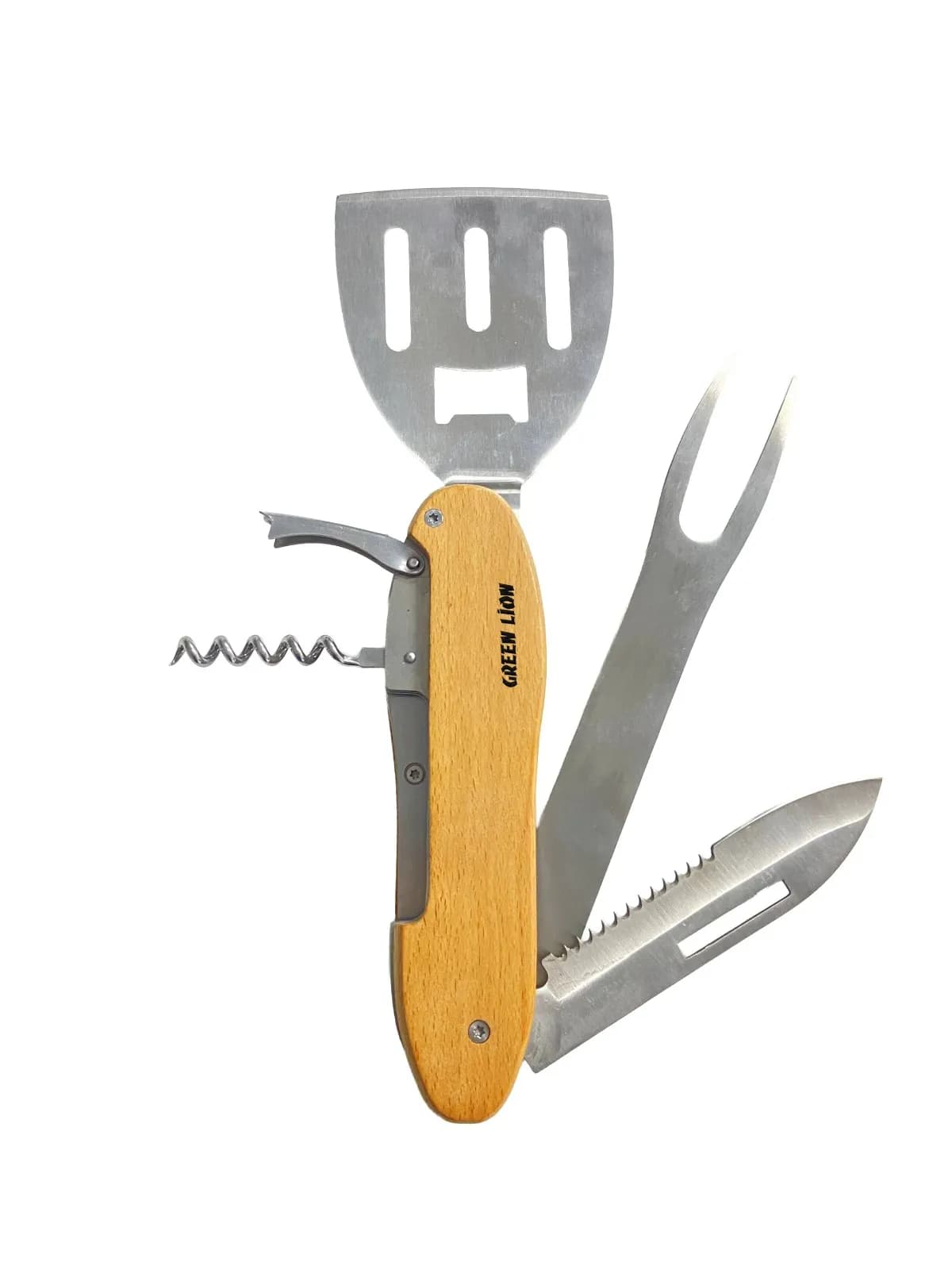 ست ابزار کباب پزی 5 در 1 مدل Multifunction BBQ Tool Set گرین لاین