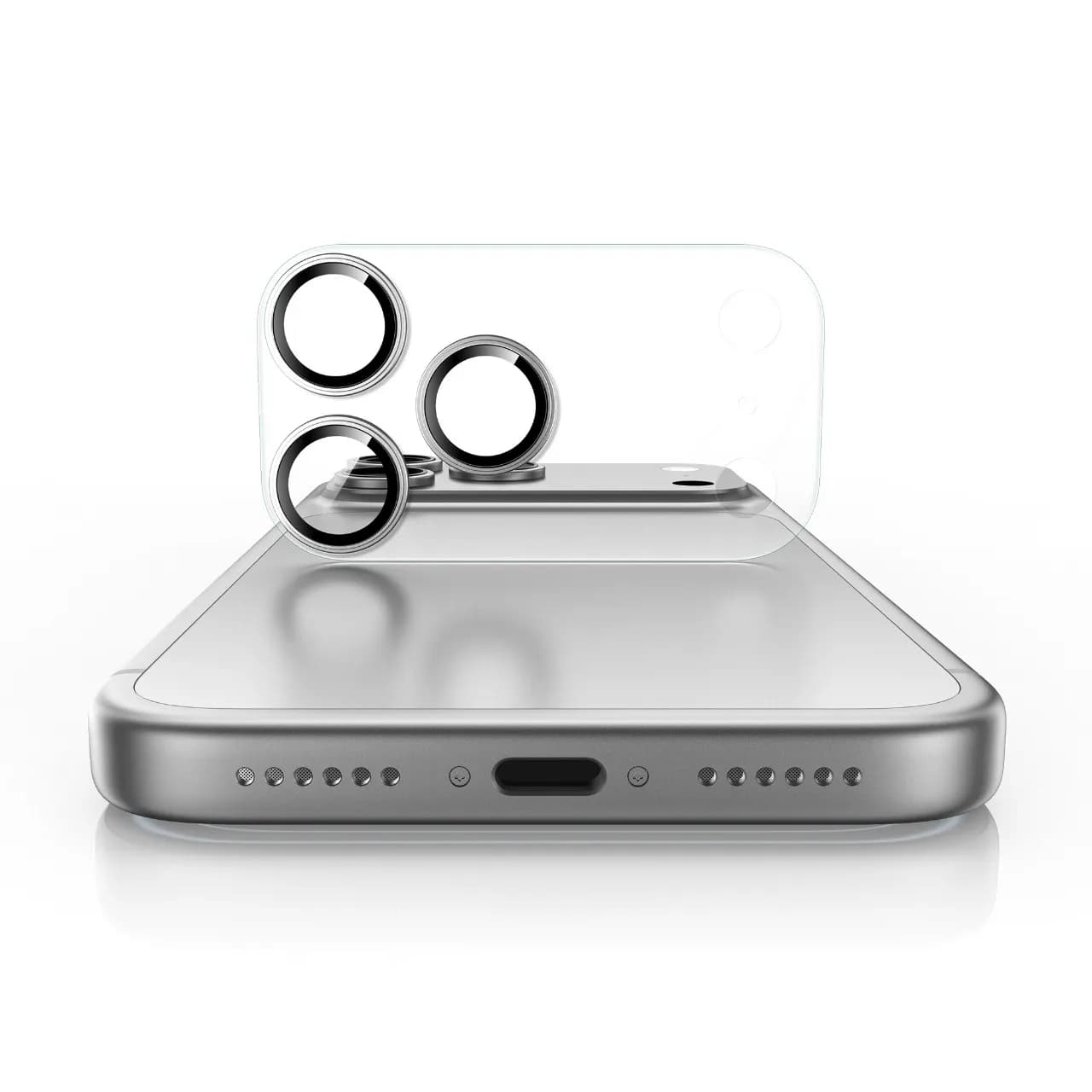 محافظ لنز دوربین iPhone 17 Pro Max مدل Kanzen گرین لاین — تصویر ۲