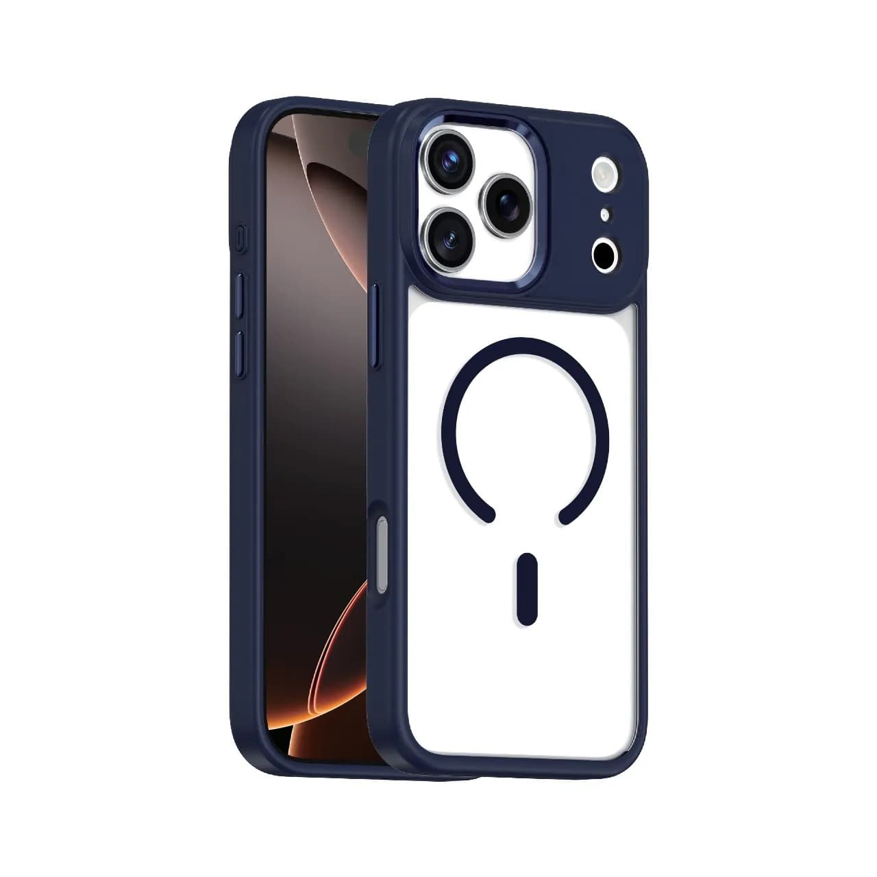 کاور گوشی شفاف iPhone 17 Pro Max مدل Titan MagSafe گرین لاین