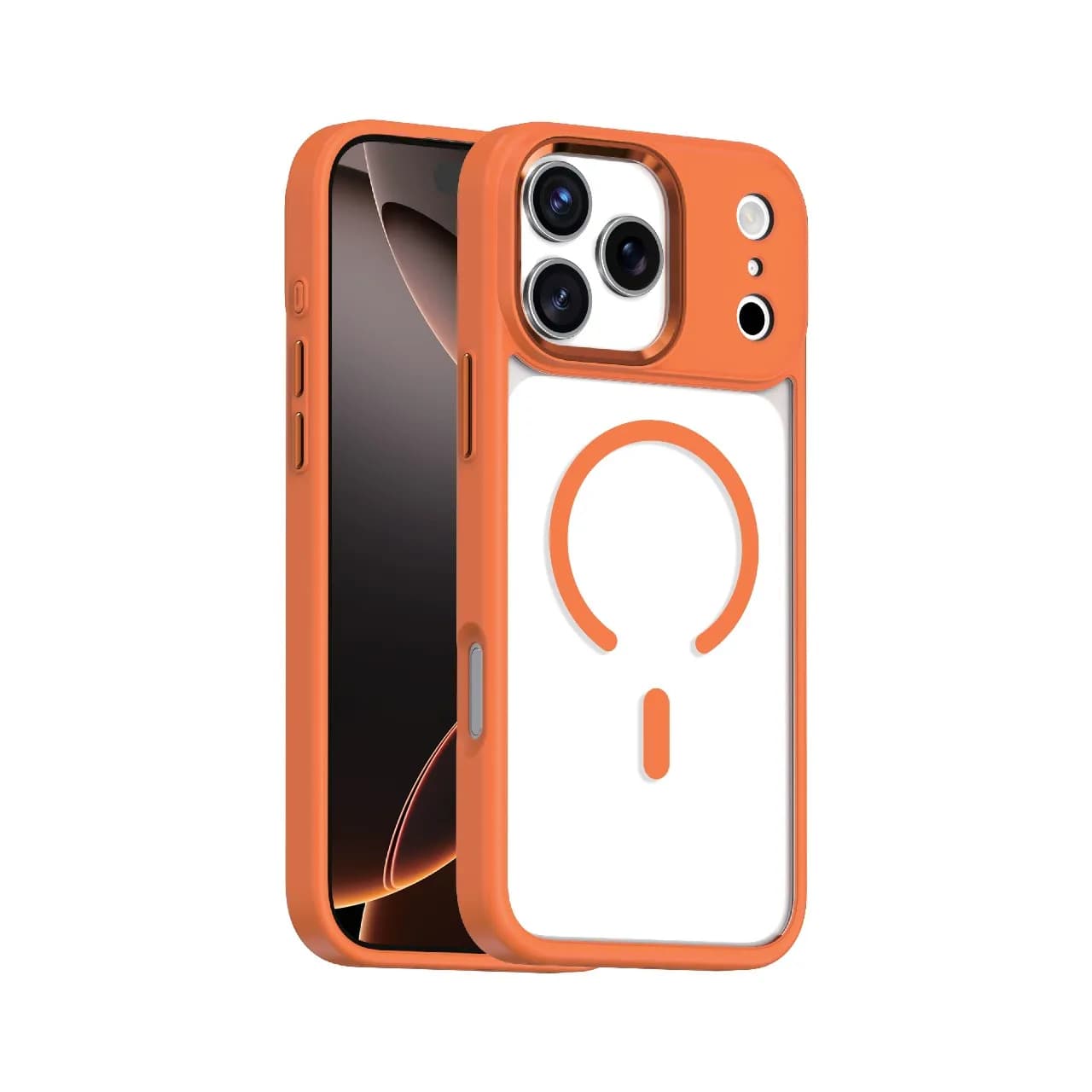کاور گوشی شفاف iPhone 17 Pro Max مدل Titan MagSafe گرین لاین — تصویر ۳