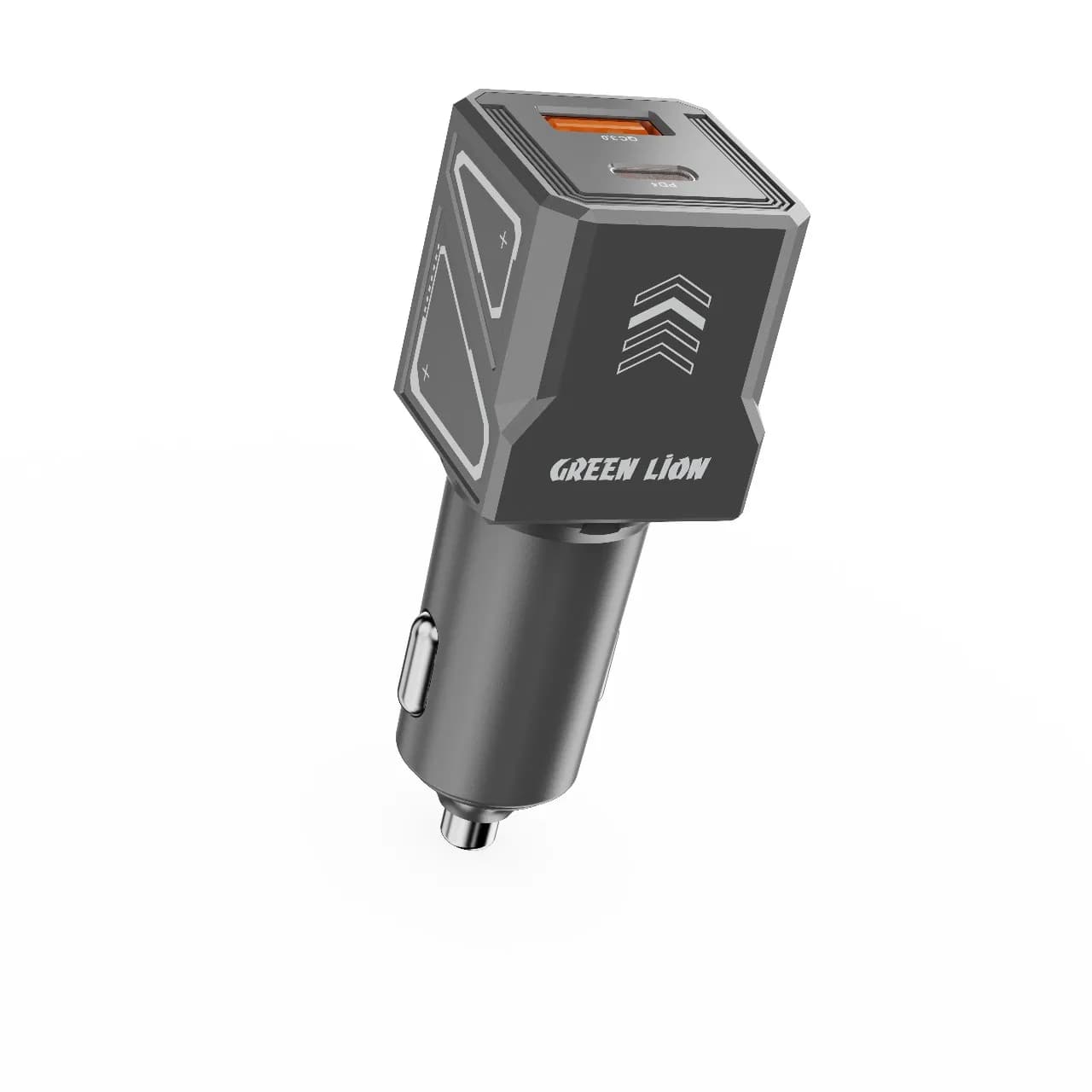 شارژر فندکی دو پورت خودرو مدل Dual Volt 60W گرین لاین — تصویر ۲