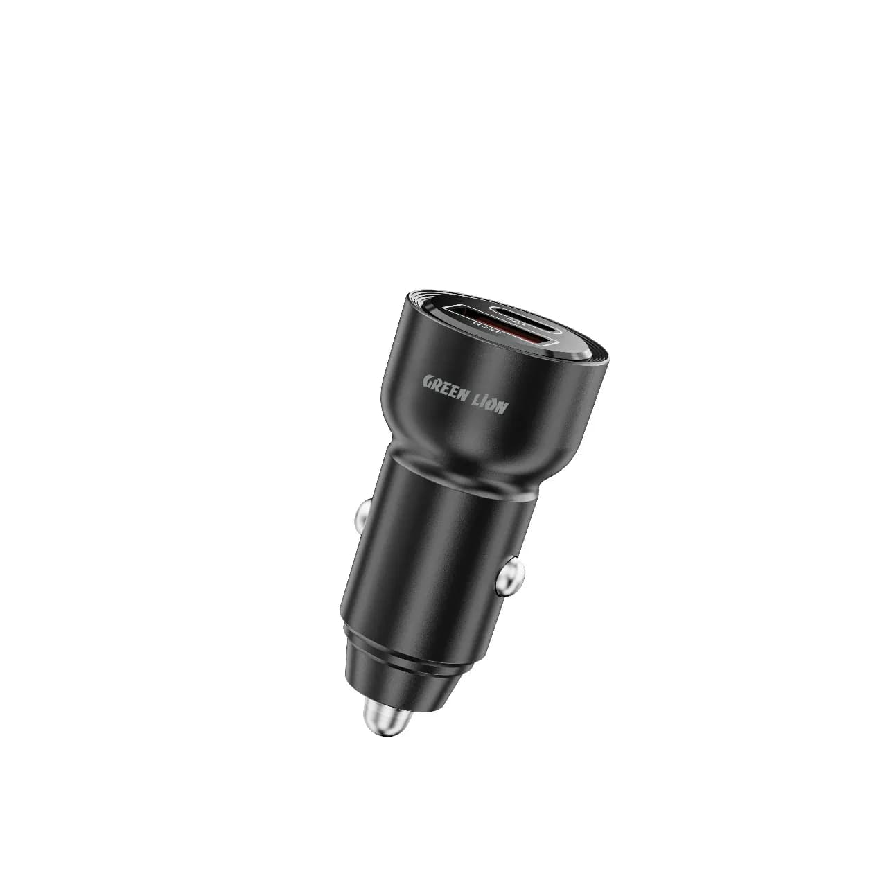 شارژر فندکی دو پورت USB-A و Type‑C مدل RoadVolt 60W گرین لاین