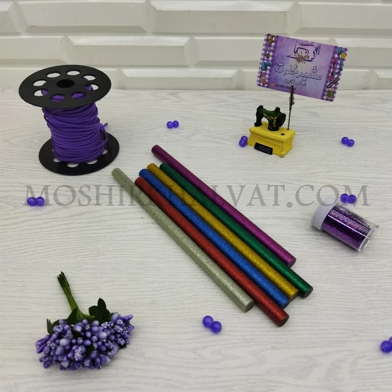 چسب حرارتی اکلیلی بزرگ بسته 6 عددی — تصویر ۴