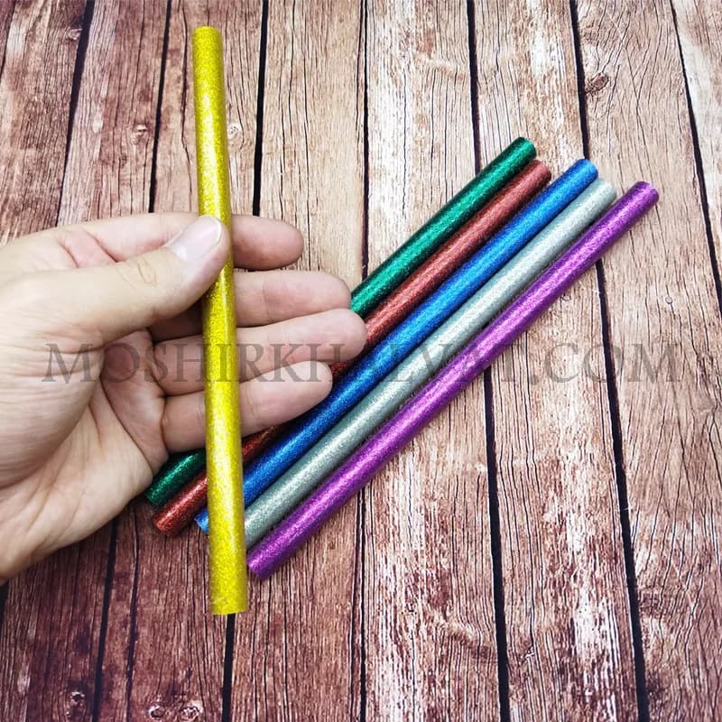 چسب حرارتی اکلیلی بزرگ بسته 6 عددی — تصویر ۶