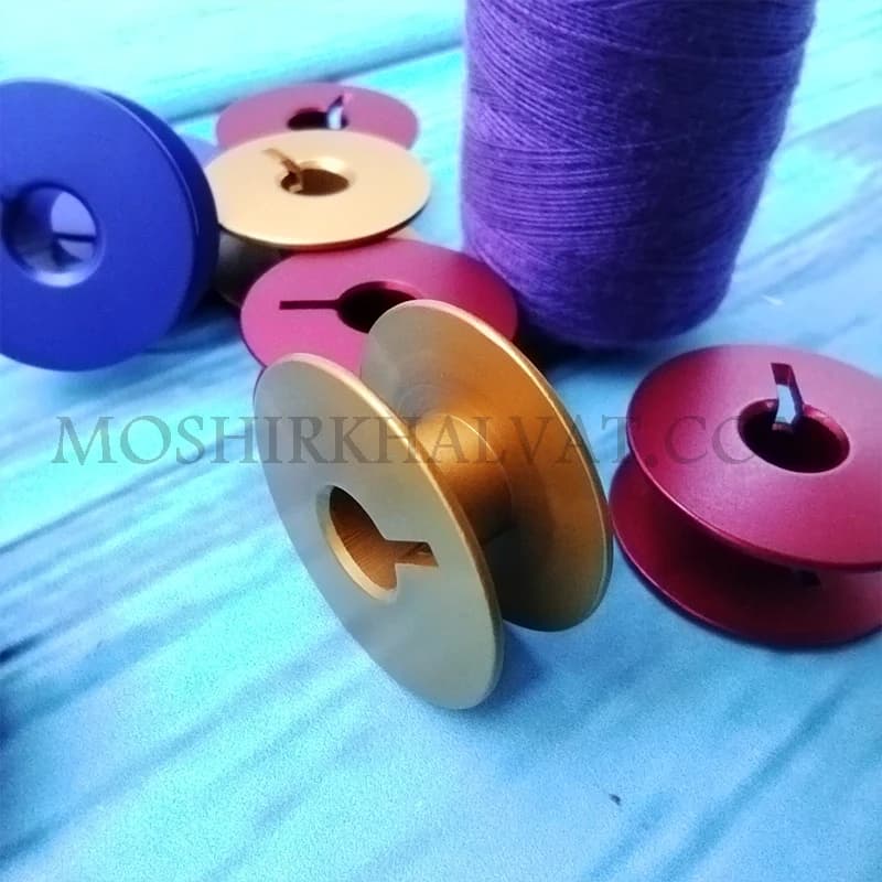 ماسوره چرخ صنعتی رنگی بسته 10 عددی — تصویر ۵
