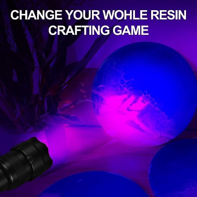 چراغ قوه یو وی UV چسب UltraFire UV Flashlight 395-405 nm Led Blacklight — تصویر ۶