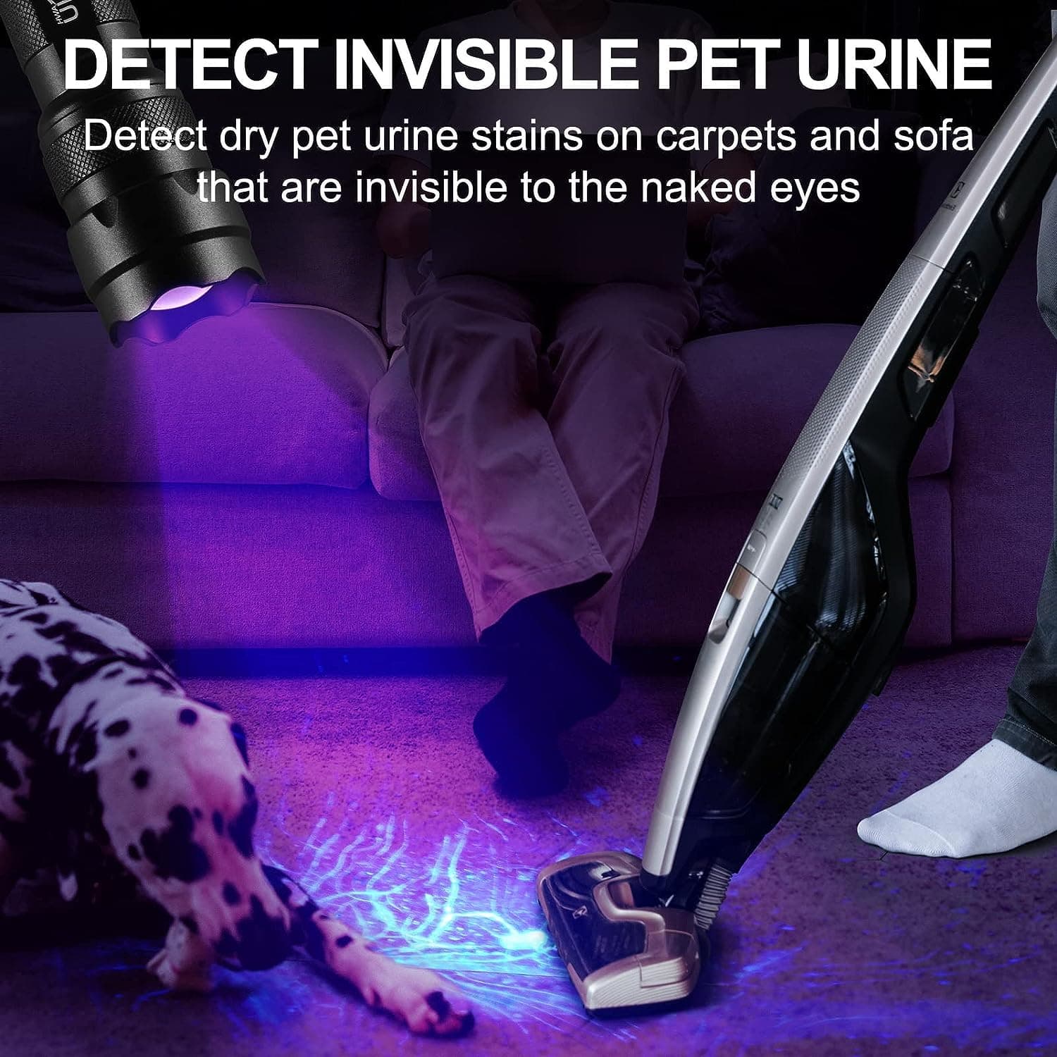 چراغ قوه یو وی UV چسب UltraFire UV Flashlight 395-405 nm Led Blacklight — تصویر ۷
