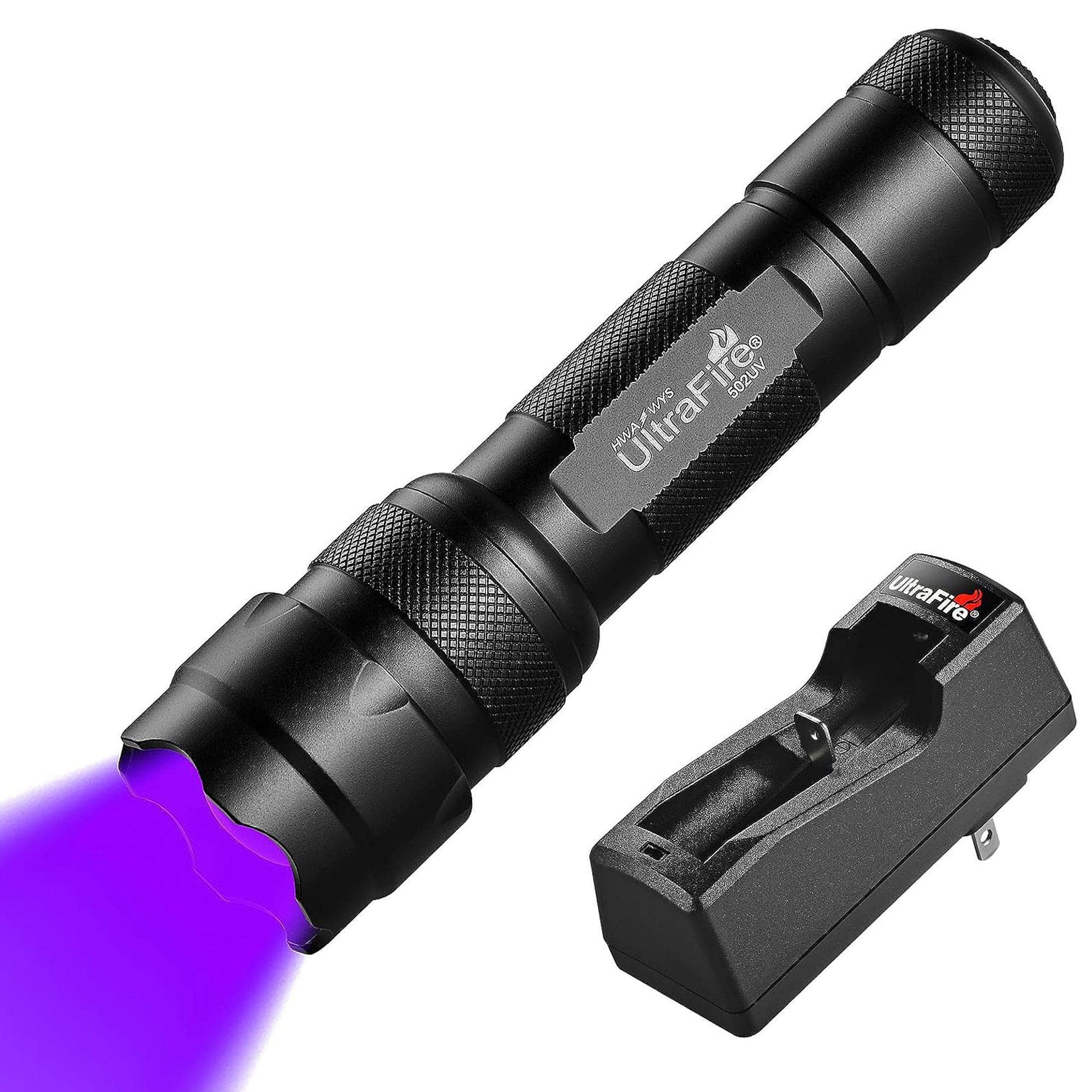 چراغ قوه یو وی UV چسب UltraFire UV Flashlight 395-405 nm Led Blacklight