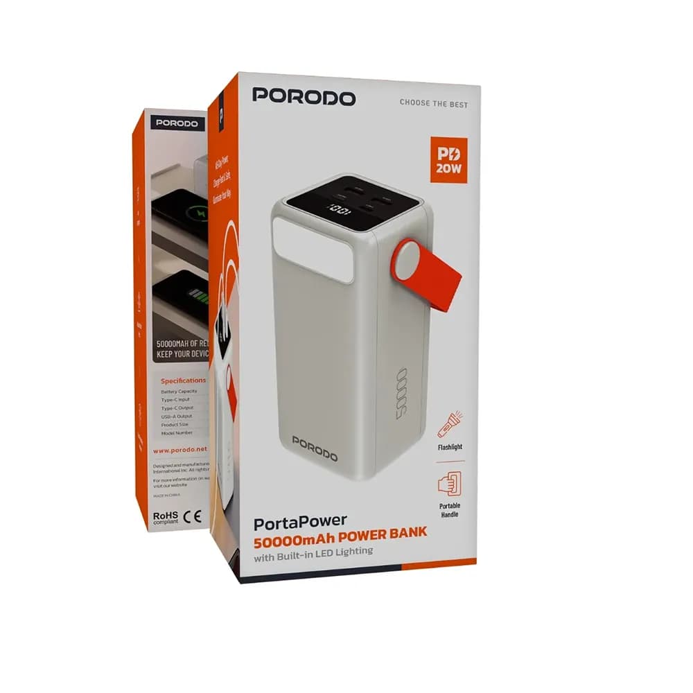 پاوربانک پرودو مدل PortaPower 50000mAh — تصویر ۳