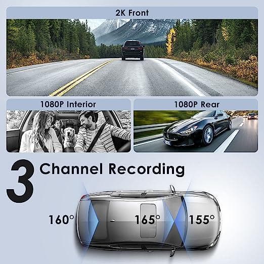 دوربین خودرو VIOFO A139 3 Channel Dash Cam — تصویر ۶