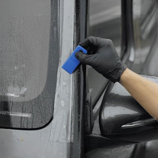 کاردک کوچک مخصوص اجرای کاور شفاف و رنگی – SGCB PPF Squeegee — تصویر ۴