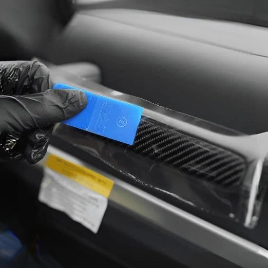 کاردک کوچک مخصوص اجرای کاور شفاف و رنگی – SGCB PPF Squeegee — تصویر ۳