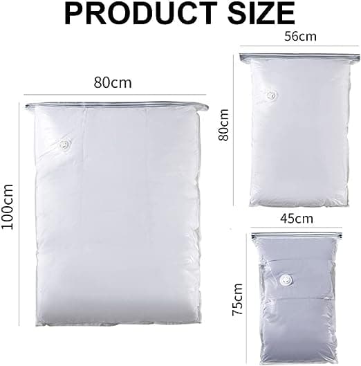 بسته 6 عددی کیسه ذخیره سازی فشرده وکیوم Vacuum Storage Bags 6 Bags — تصویر ۷