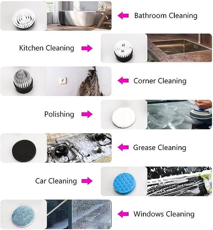 برس تمیز کننده شارژی Electric Spin Scrubber, TERRIFI Cordless Cleaning Brush — تصویر ۴
