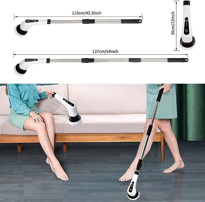 برس تمیز کننده شارژی Electric Spin Scrubber, TERRIFI Cordless Cleaning Brush — تصویر ۳