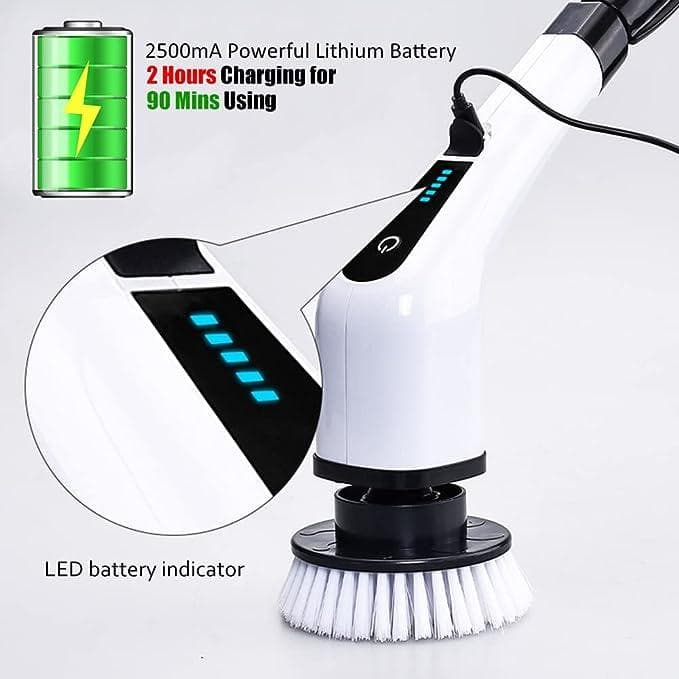 برس تمیز کننده شارژی Electric Spin Scrubber, TERRIFI Cordless Cleaning Brush — تصویر ۷
