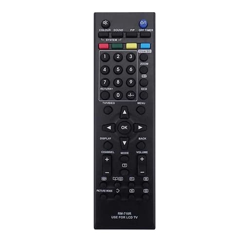کنترل همه کاره تلویزیون جی وی سی JVC RM-710R | درجه 2 — تصویر ۲